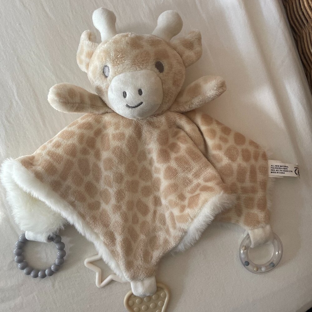 Plush Giraffe Lovey Baby Toy
